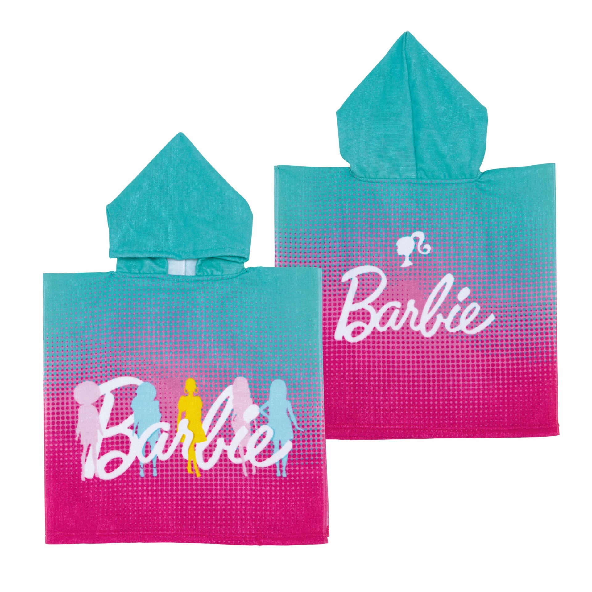 Детско Хавлиено Пончо Барби Barbie 50х100 см