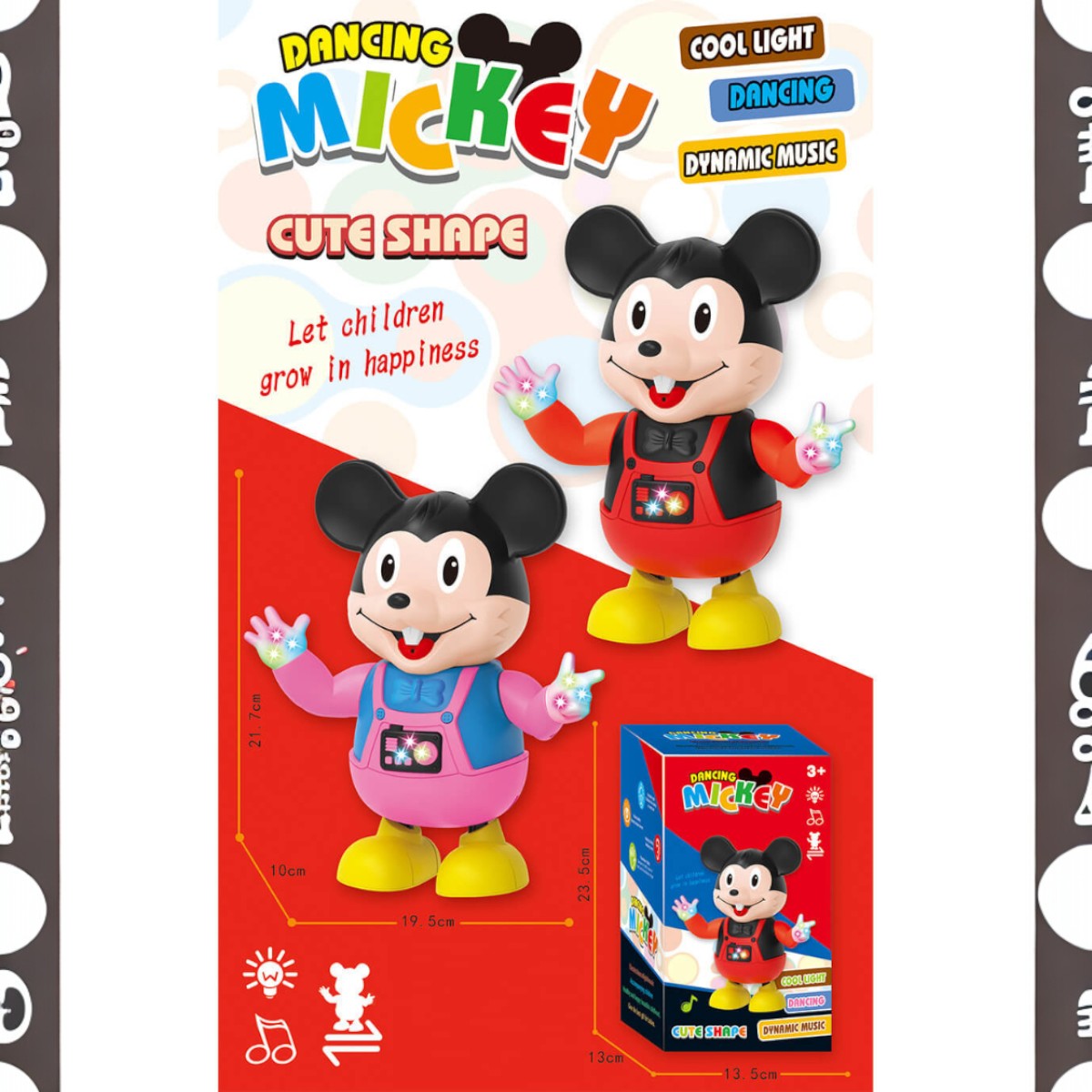 Танцуващо Мишле със Звук и Светлина Мики, Мини Маус