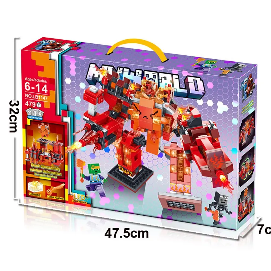 Конструктор 479 части с LED светещи елементи MYWORLD