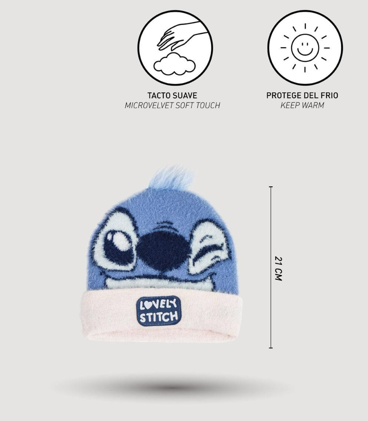 ДЕТСКА ЗИМНА ШАПКА STITCH