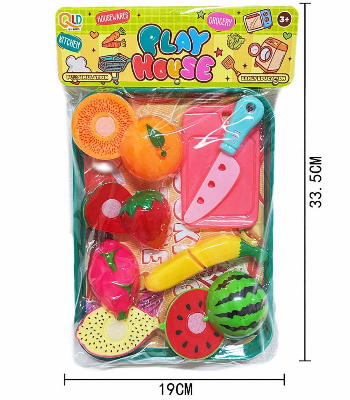 Детски Плодове за Рязане с Дъска 5 бр в Плик