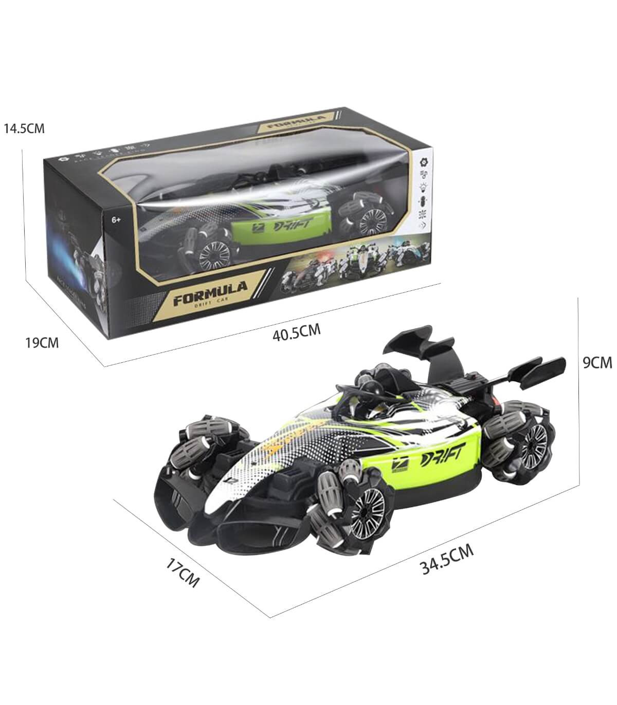 Детска Кола Формула Drift с Пушек и Дистанционно + Акумулаторна Батерия