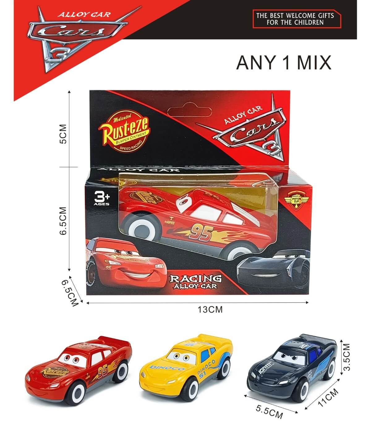 Метална Кола Колите, Cars в Кутия