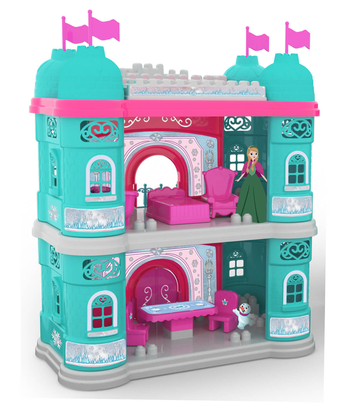 Голям Замък 41х33см Ice World 35 Части 