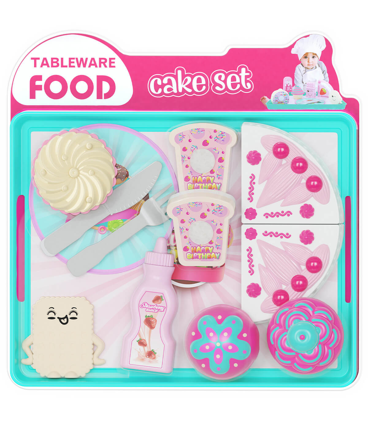 Торта с продукти