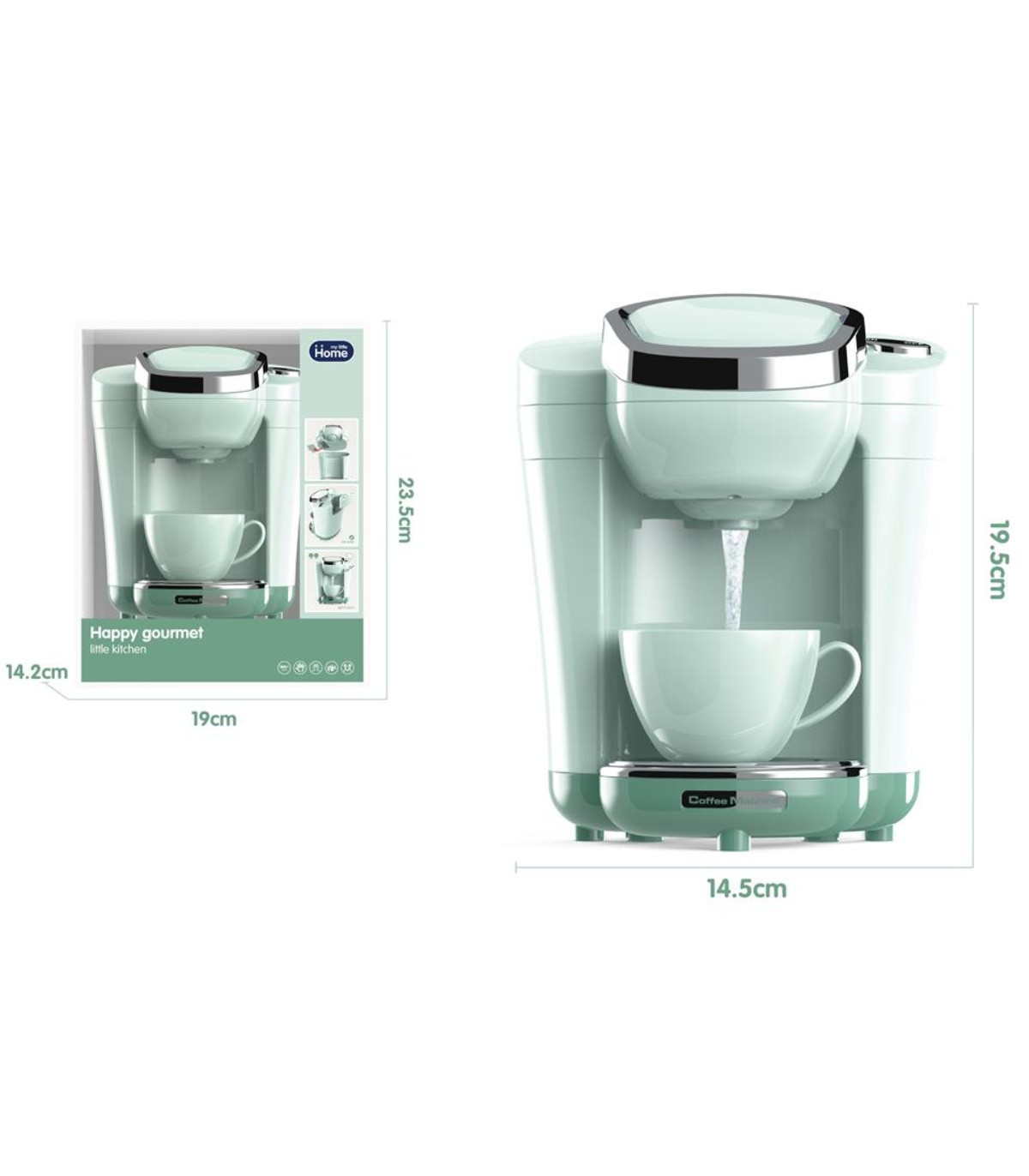 Кафе машина с Вода, Звук и Светлина Happy Gourmet