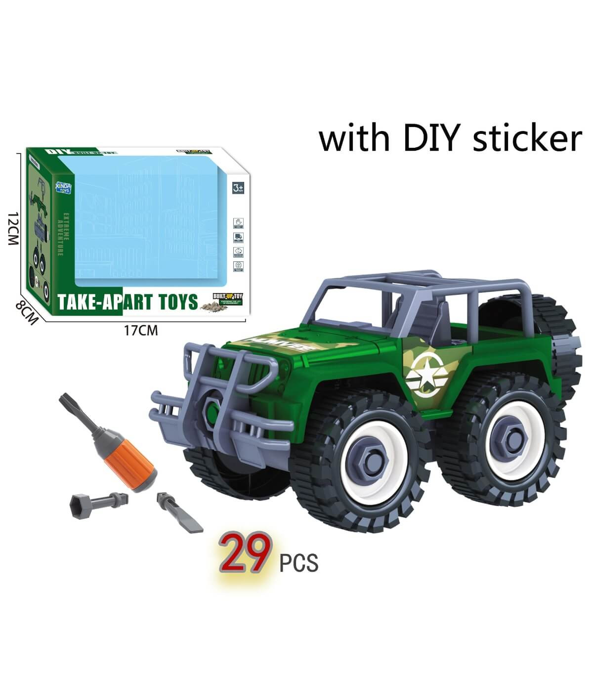 Разглобяем Джип с отвертка 29 Части