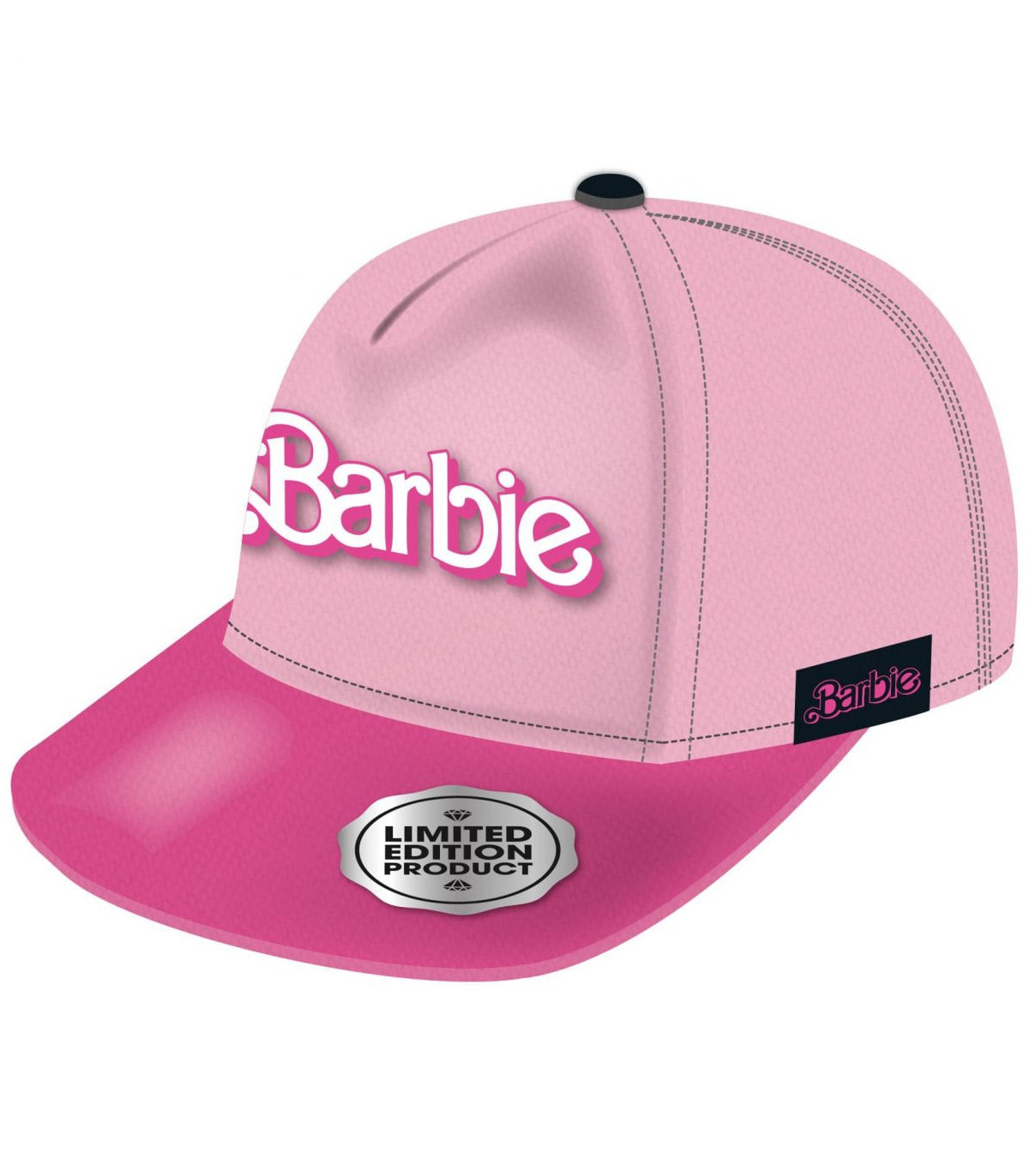 ЮНОШЕСКА ШАПКА С КОЗИРКА И БРОДЕРИЯ BARBIE 56/58