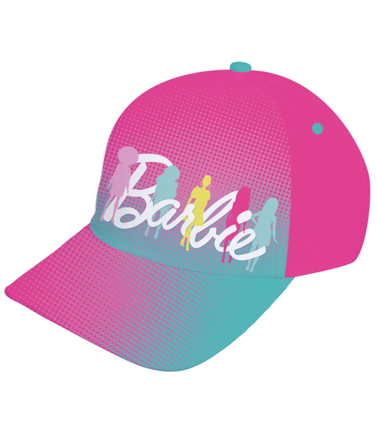 ДЕТСКА ШАПКА С КОЗИРКА BARBIE 2 ЦВЯТА 51/54 : Цвят - Цикламен