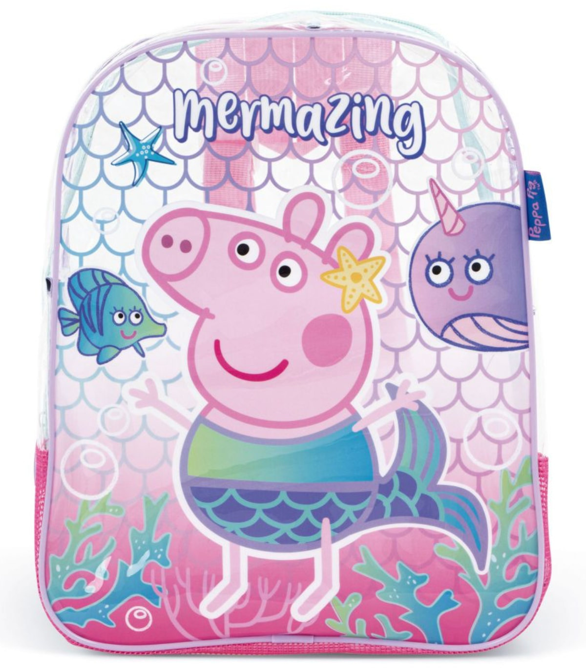 Раница за Детска Градина Прозрачна Плажна Раница Пепа Пиг Peppa Pig с 1 Отделение