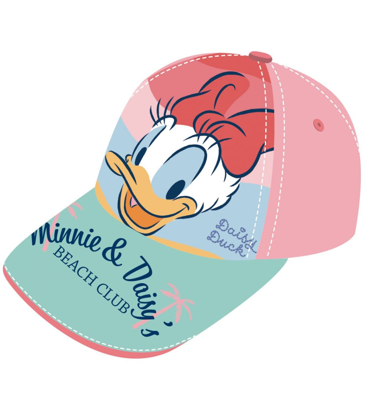 ДЕТСКА ШАПКА С КОЗИРКА MINNIE & DAISY 2 ЦВЯТА 48/51 : Цвят - Тюркоаз