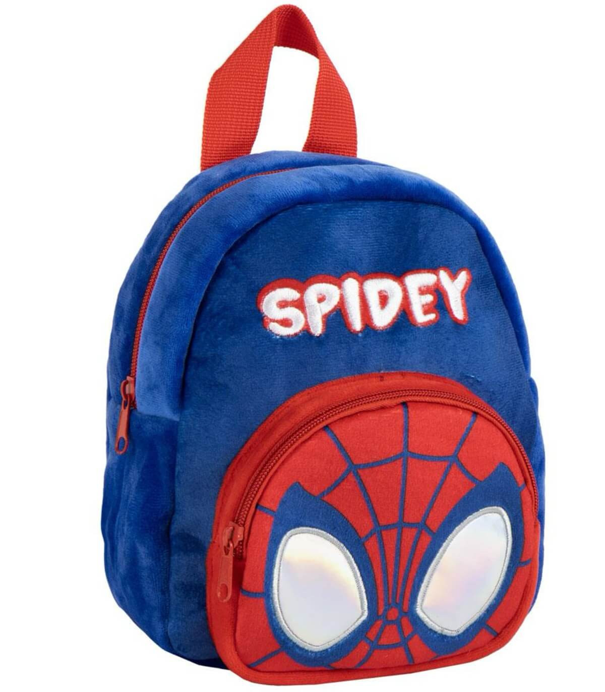 Раница за Детска Градина Плюшена с Голям и Малък Преден Джоб Спайди ,Spidey