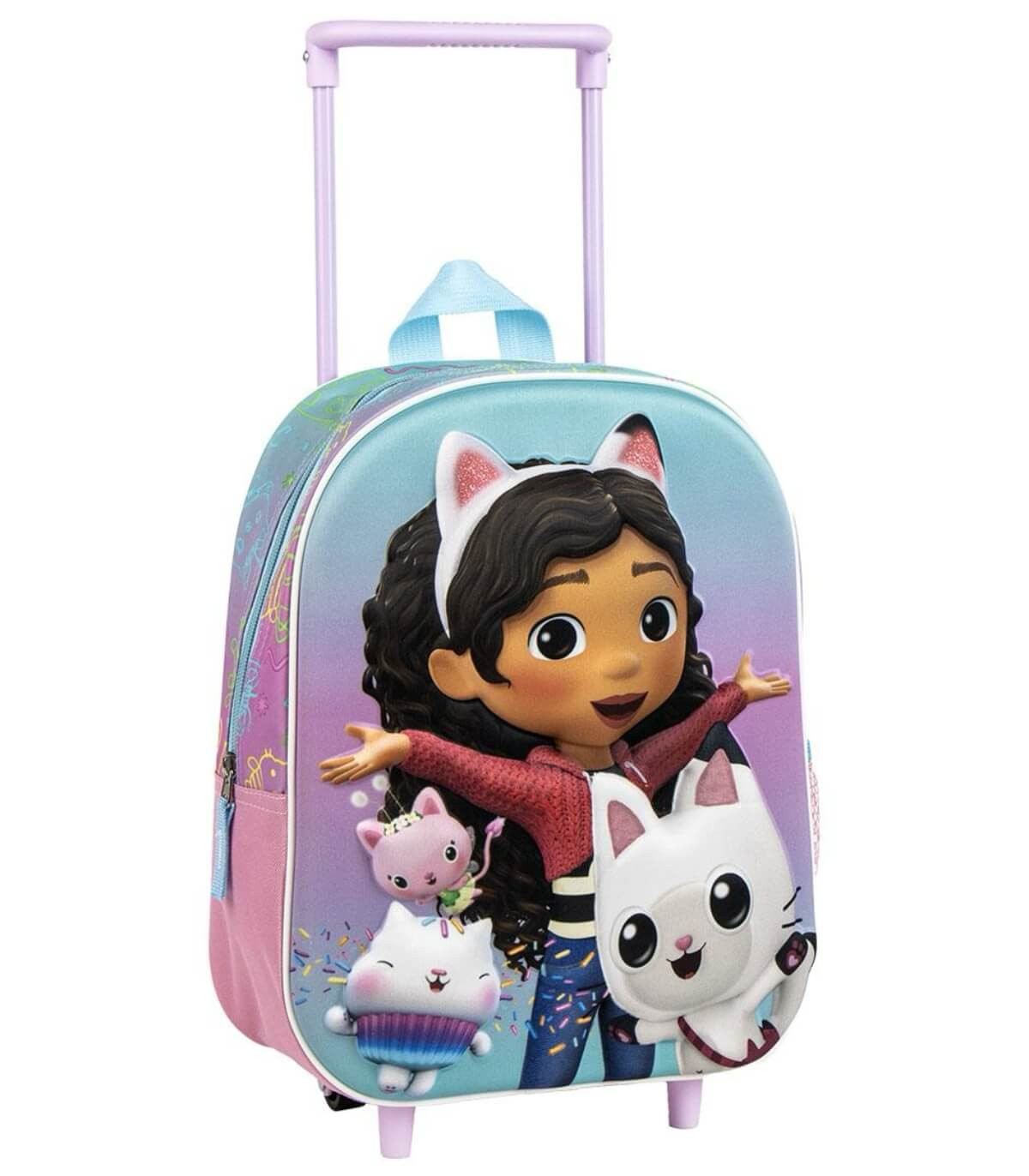 Детска Раница 3D С Колелца Габи Gabby's Dollhouse