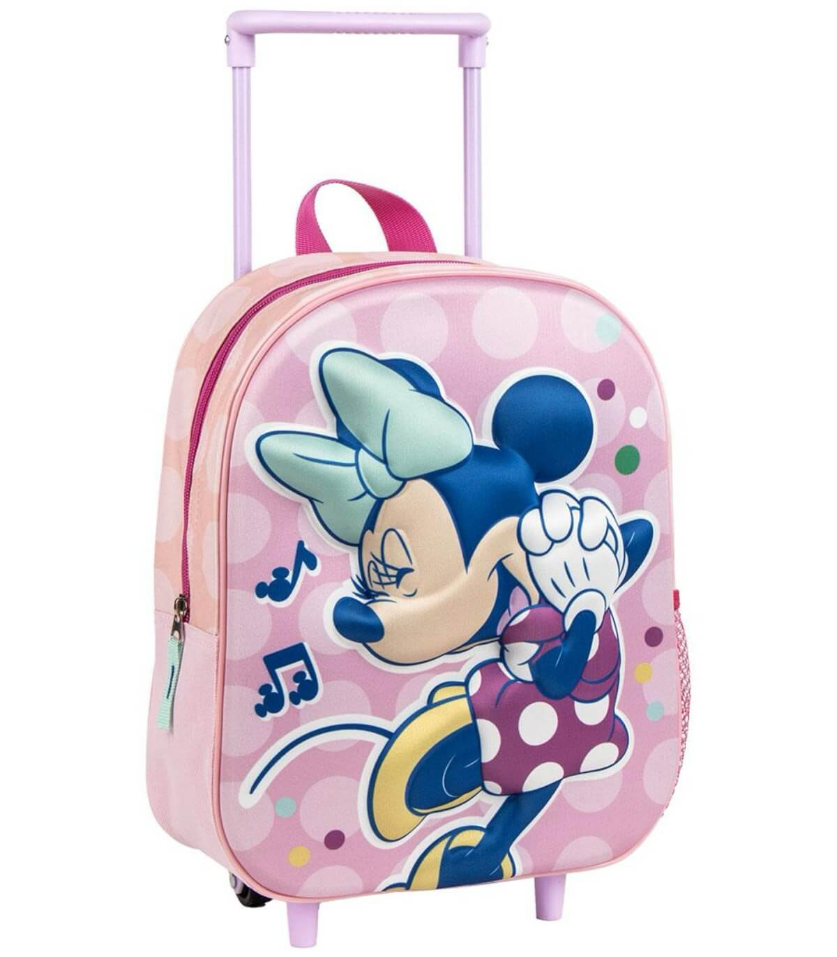 Детска Раница 3D С Колелца Мини Маус Minnie Mouse