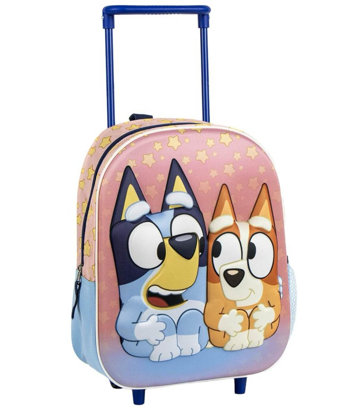 Детска Раница 3D С Колелца Блуи Bluey