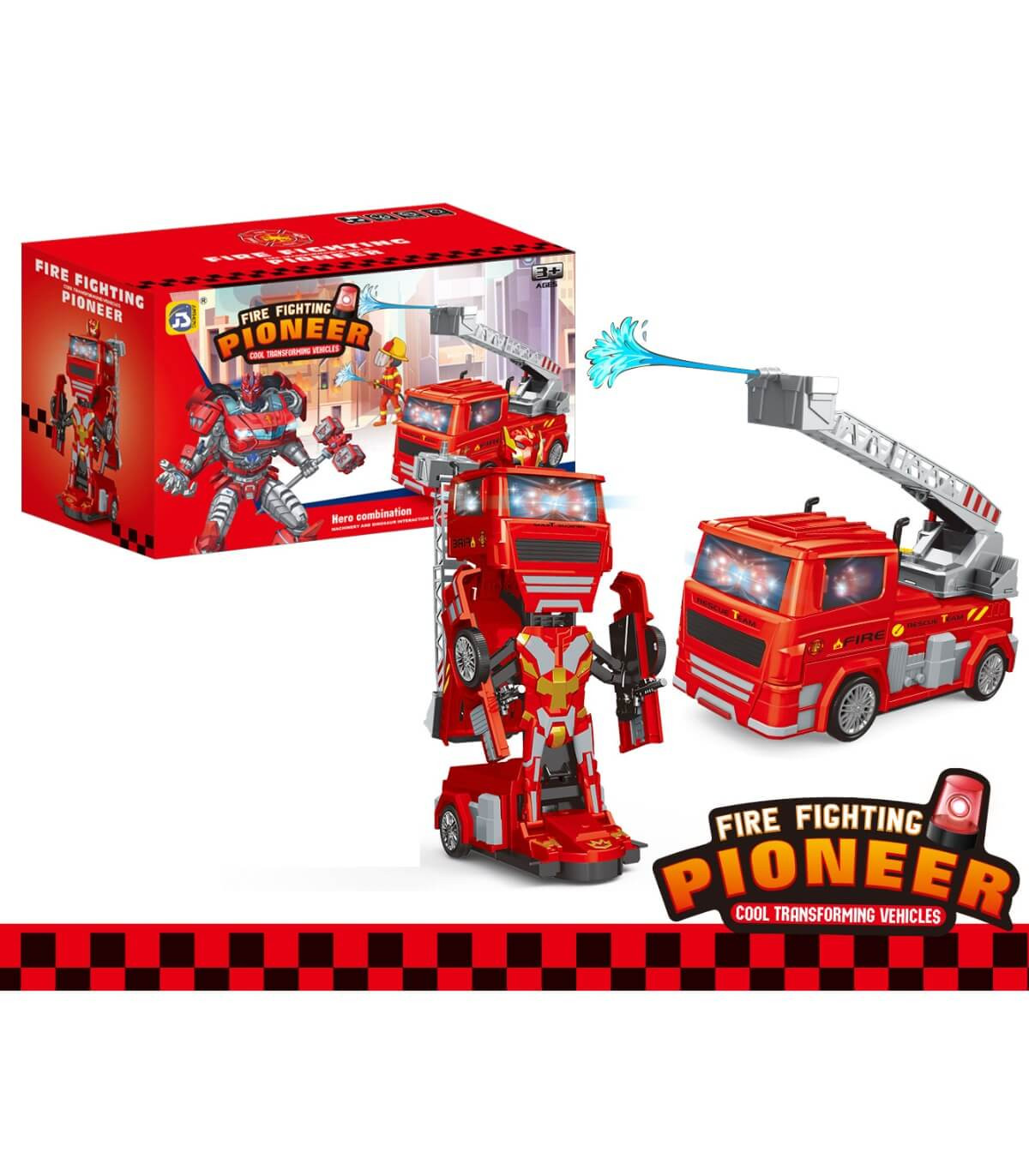 Пожарникарска Кола Трансформър с Вода