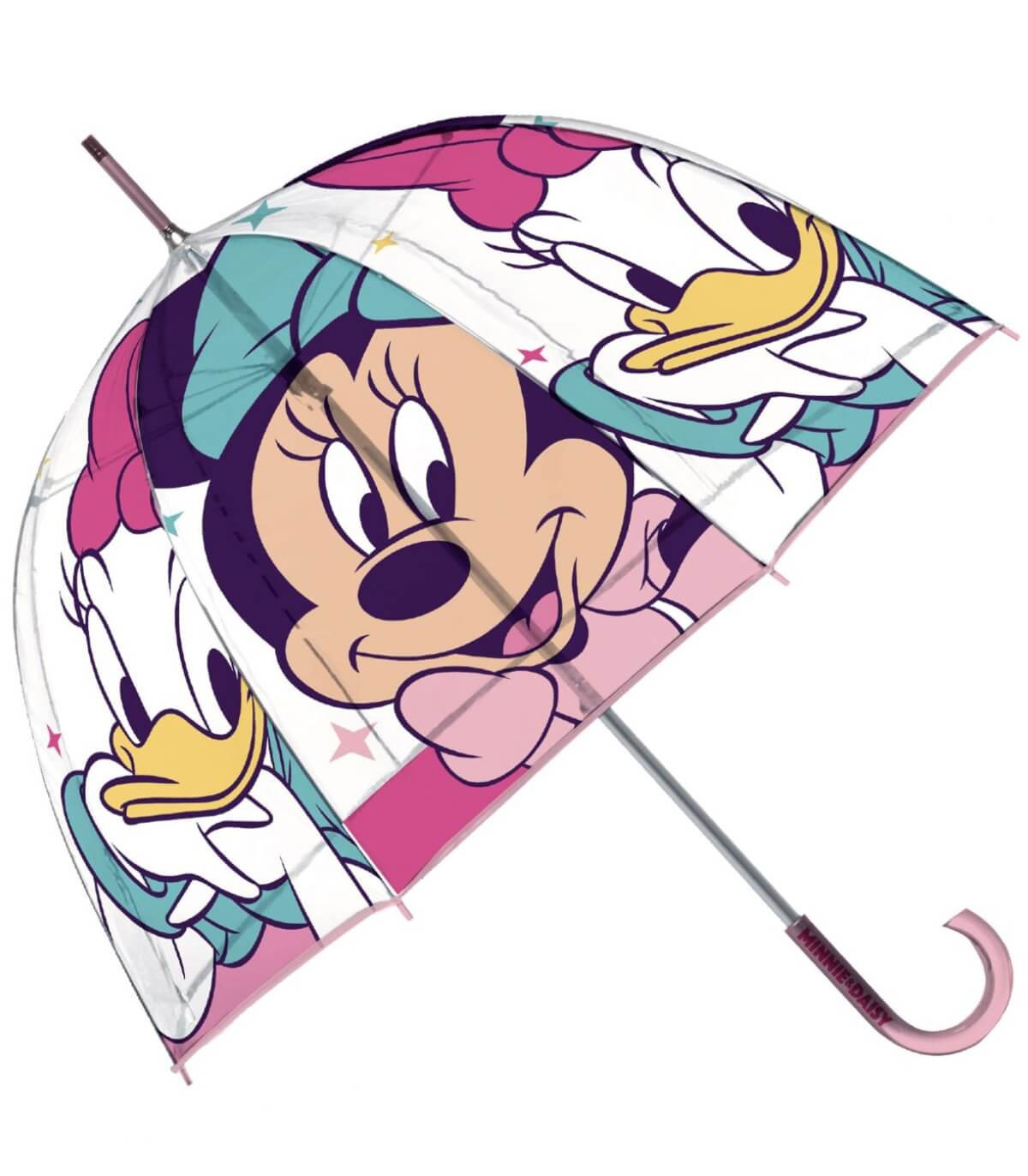 Детски Механичен Чадър Камбана EVA Мини Маус Minnie Mouse