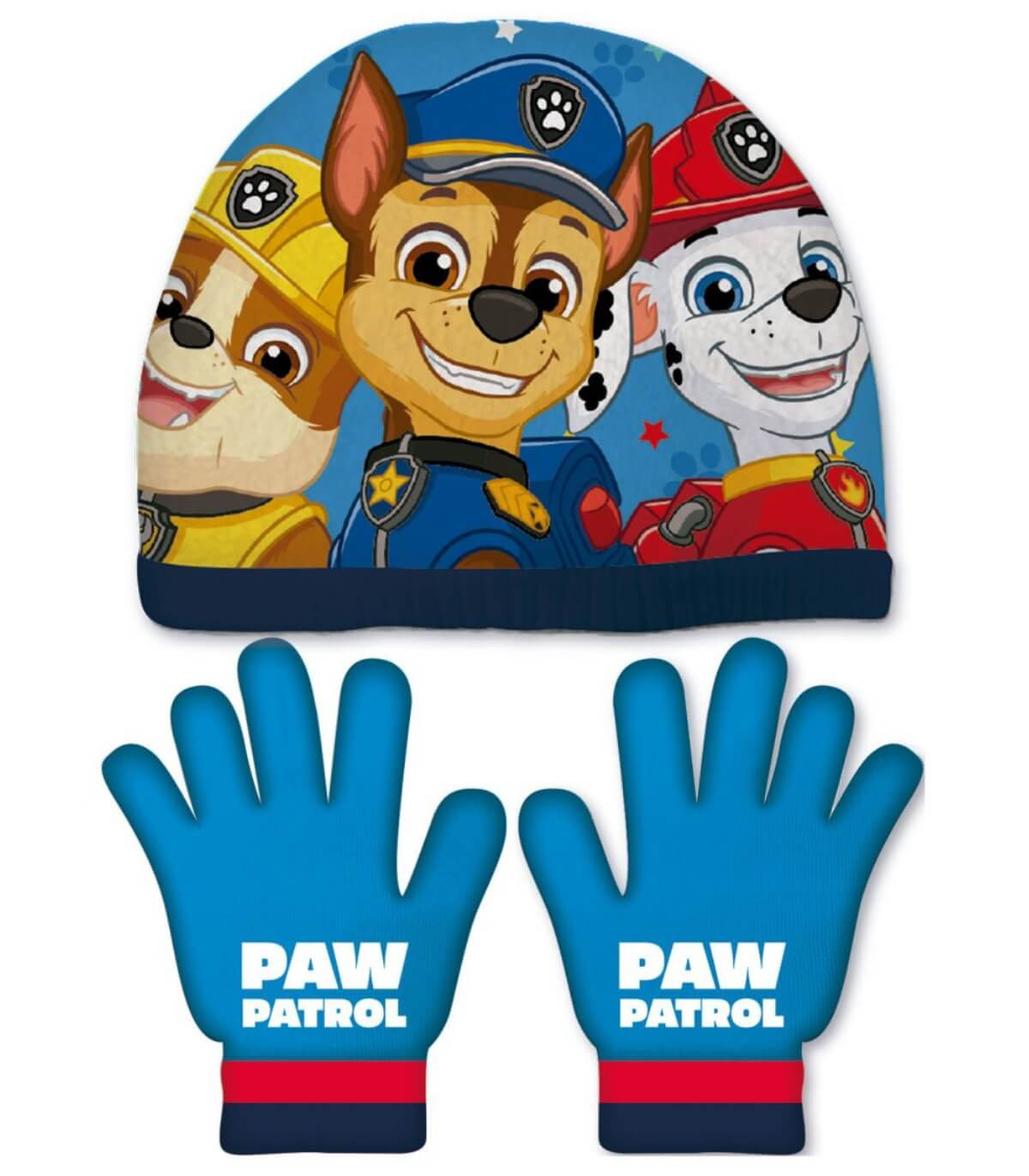 ДЕТСКА ШАПКА 48/51 + РЪКАВИЦИ PAW PATROL BOY