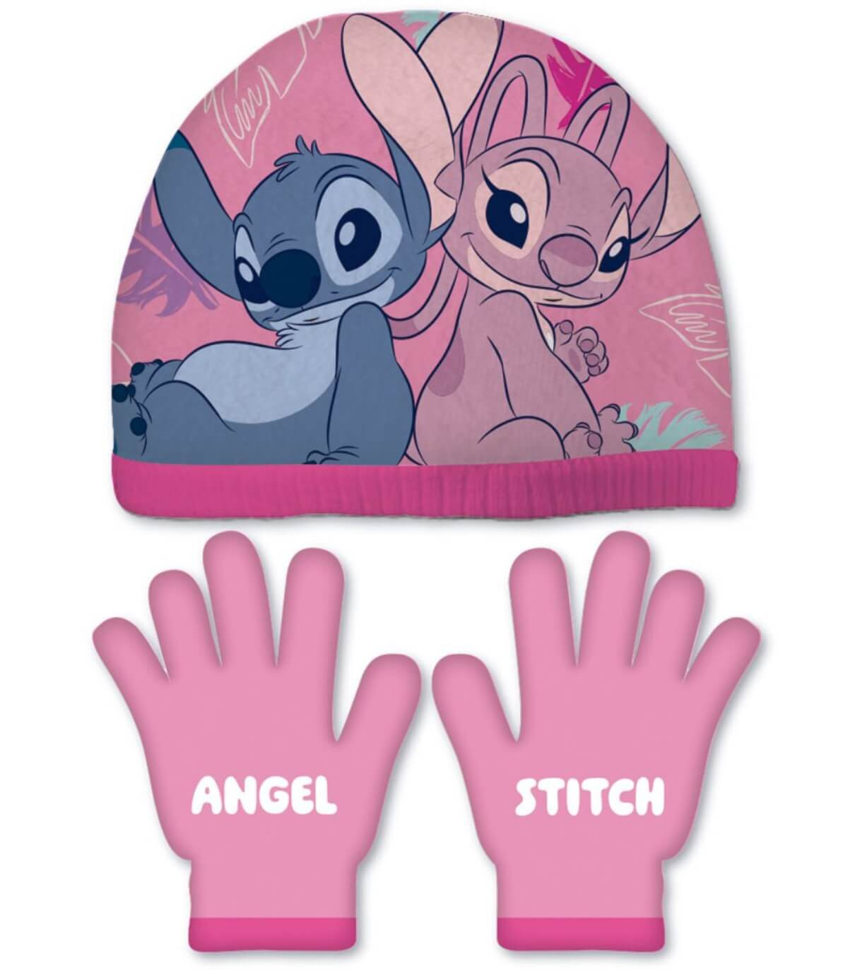 ДЕТСКА ШАПКА 51/54 + РЪКАВИЦИ STITCH GIRL