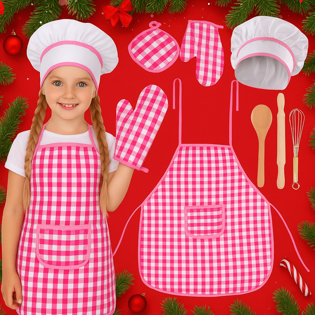 Детски готварски комплект Little Chef – 7 части, Малка пекарка