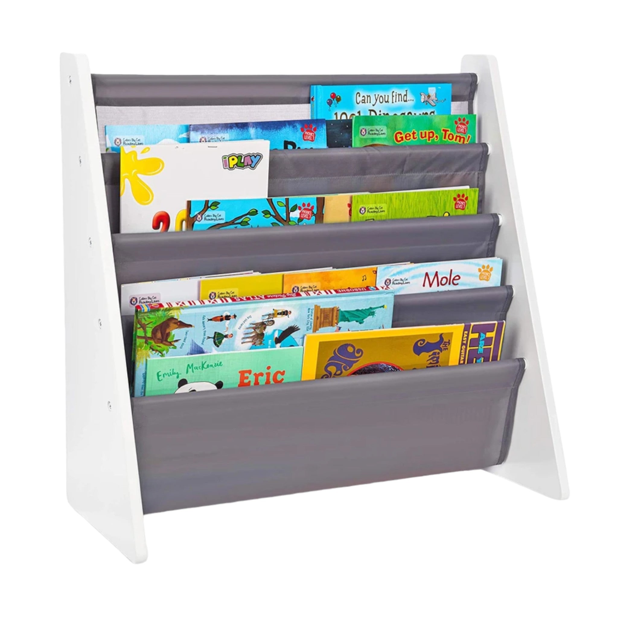 Детска Етажерка за Книги и Играчки, Органайзер за Съхранение, Библиотека 