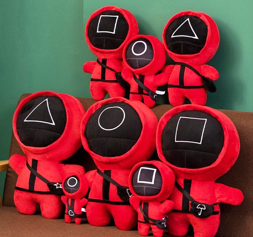 Плюшена фигура 12см / 37см Squid Game, Игра на калмари