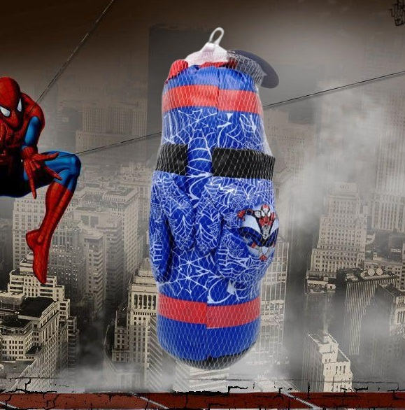 Боксова круша с ръкавици Човека Паяк, 41см