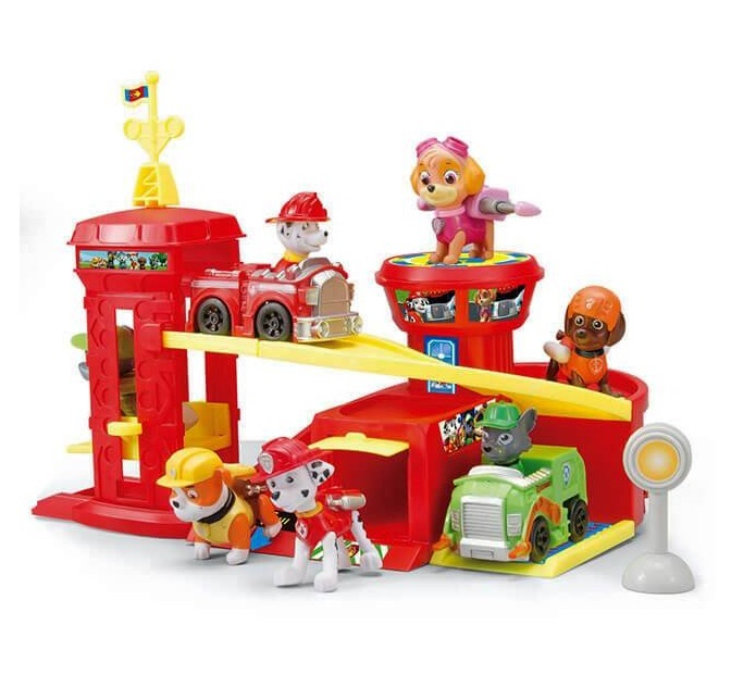 Паркинг с пързалка Кученца, с три фигурки