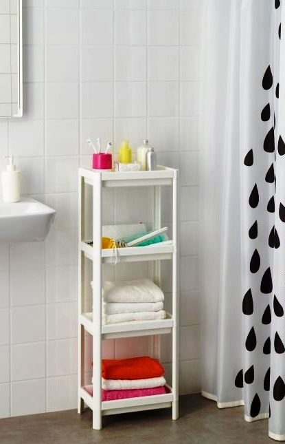 Eтажерка на 4 нива, 120х36х23см, 4кг на рафт за баня, кухня, универсална за дома