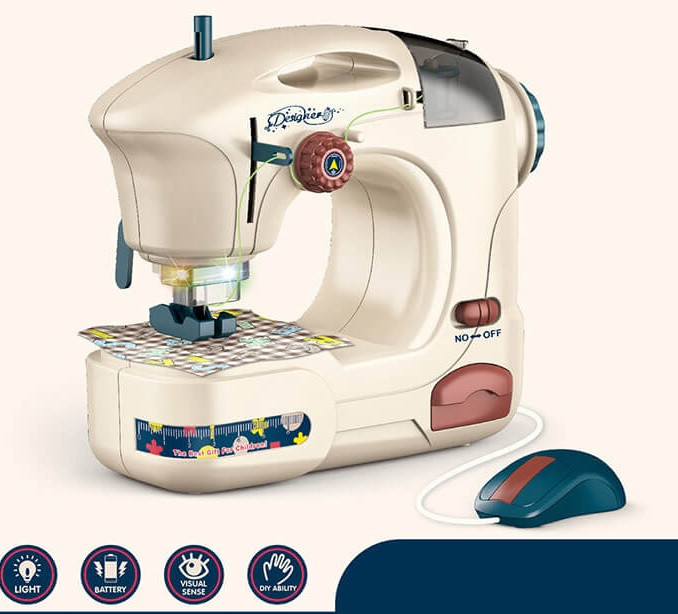 Шевна машина с реалистичен дизайн и два режима на работа, Звук и Светлини