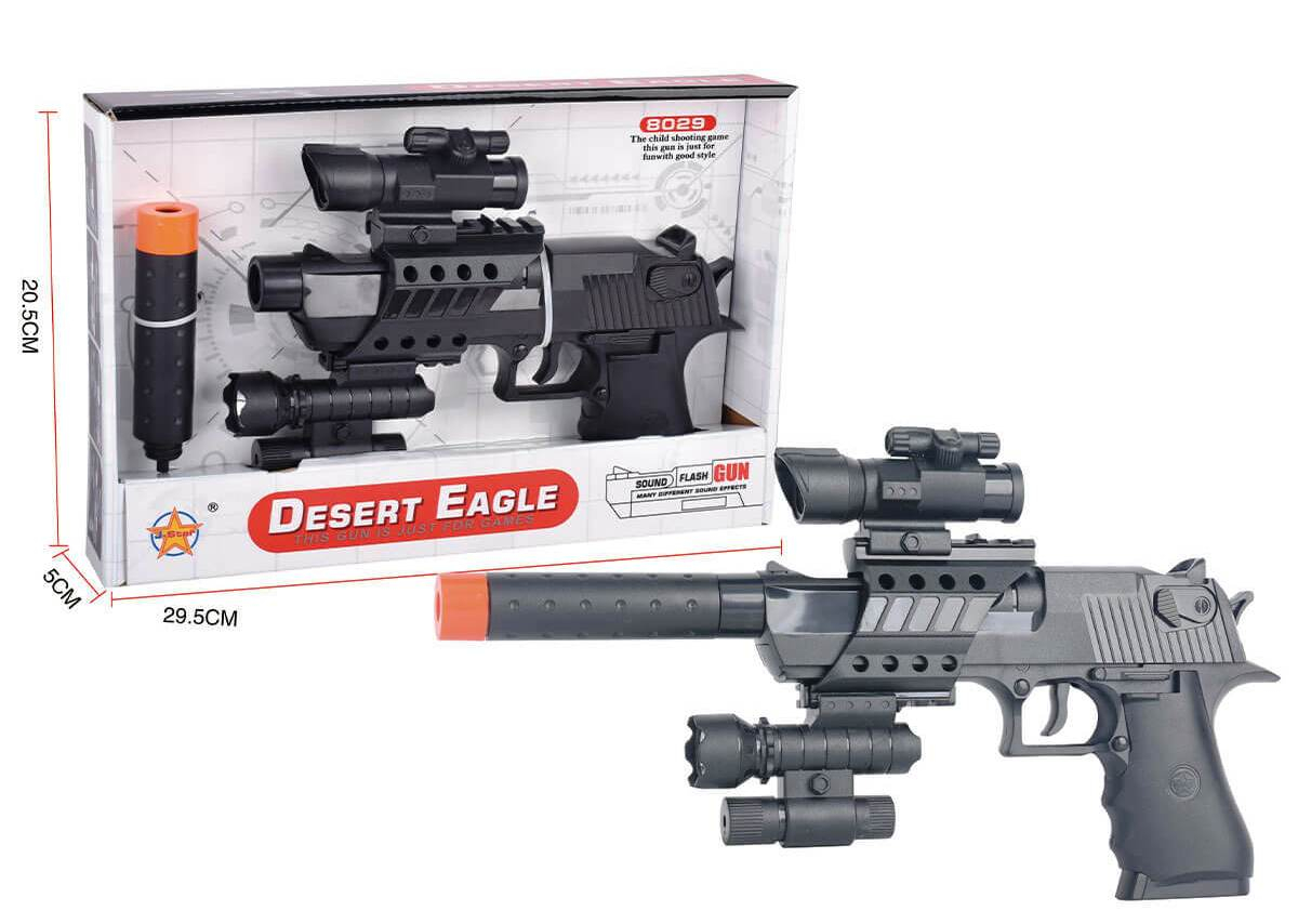 Пистолет с лазер, Звук и Светлини