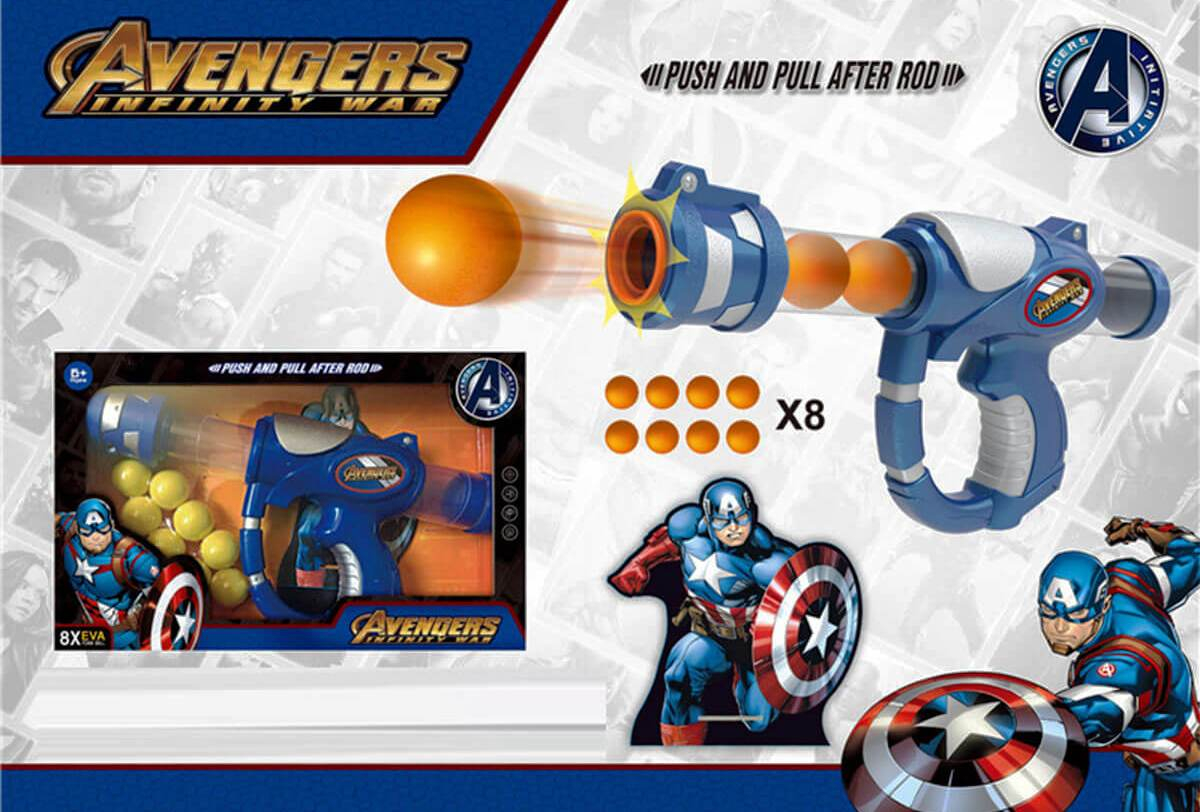 Въздушна помпа с топчета Американския супергерой