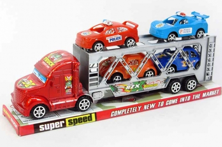 Автовоз с 4 колички