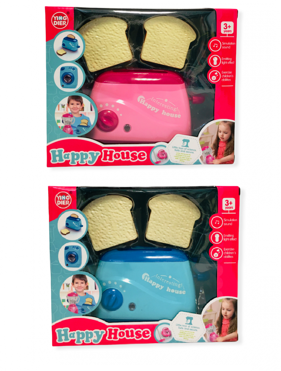 Тостер с две филийки, в два цвята