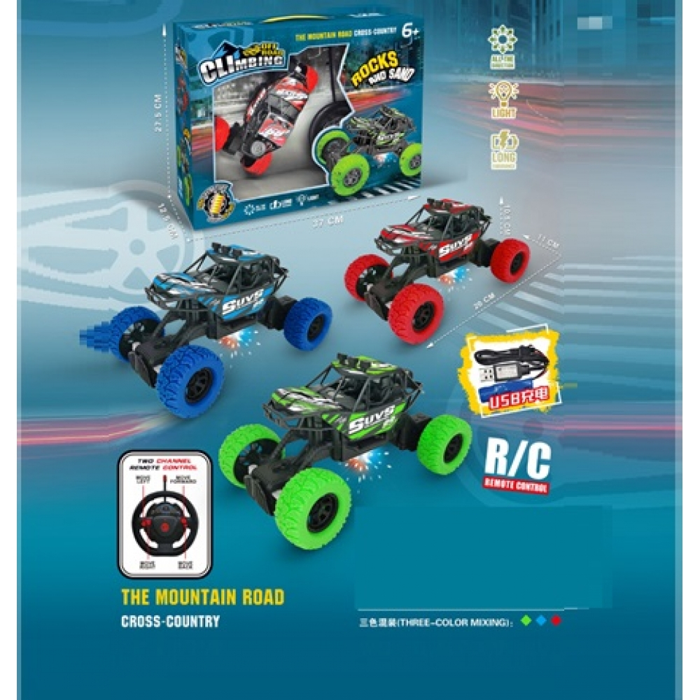 Джип с радиоконтрол 4 посоки на джижение и пара, USB зарядно