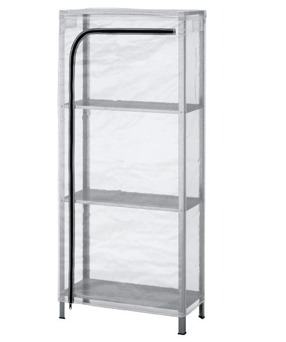 Етажерка на 4 нива с покривало, 140х60х27см