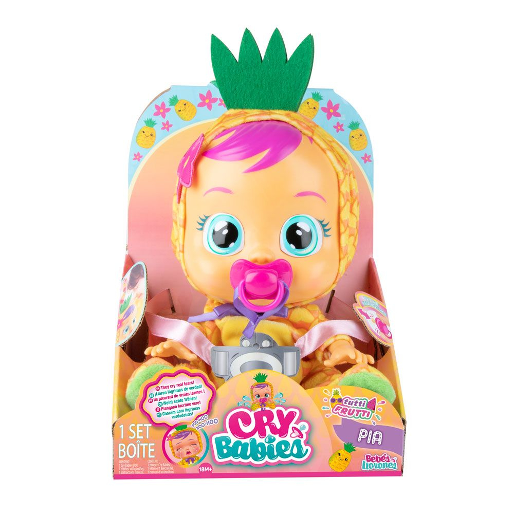 IMC Плачеща кукла CRYBABIES TUTTI FRUTTI W1 Pia, Пиа