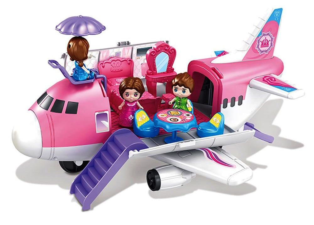 OCIE Самолет Happy Times с обзавеждане и миникукли