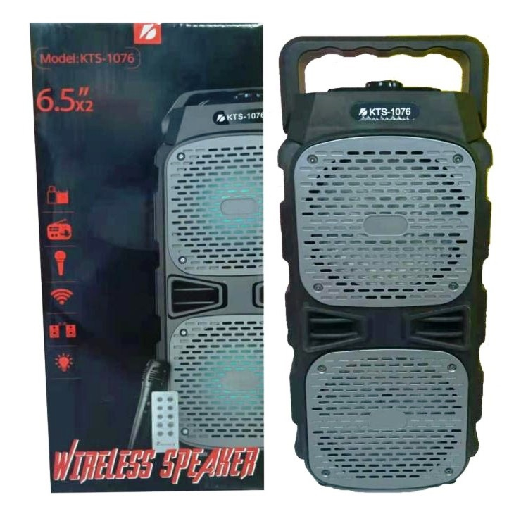 Караоке Тонколона с FM тунер, дистанционно, BLUETOOTH функция, микрофон, цветомузика