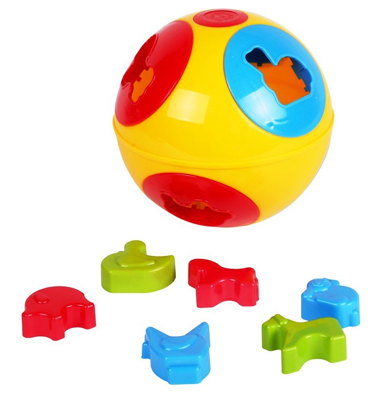 Сфера за сортиране с животни 14х14х14см, 6 елемента TECHNOK, Украинска