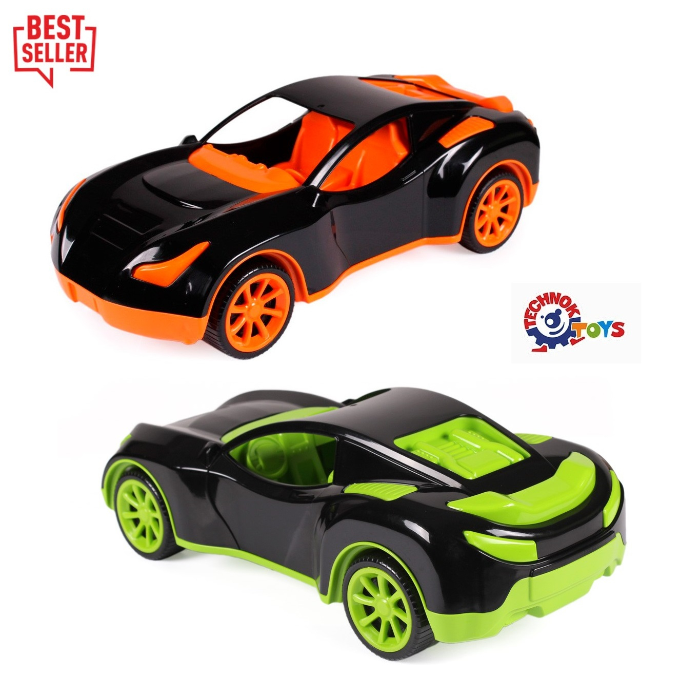 Голяма спортна кола 38х17х12см в два цвята, TECHNOK, Украйна