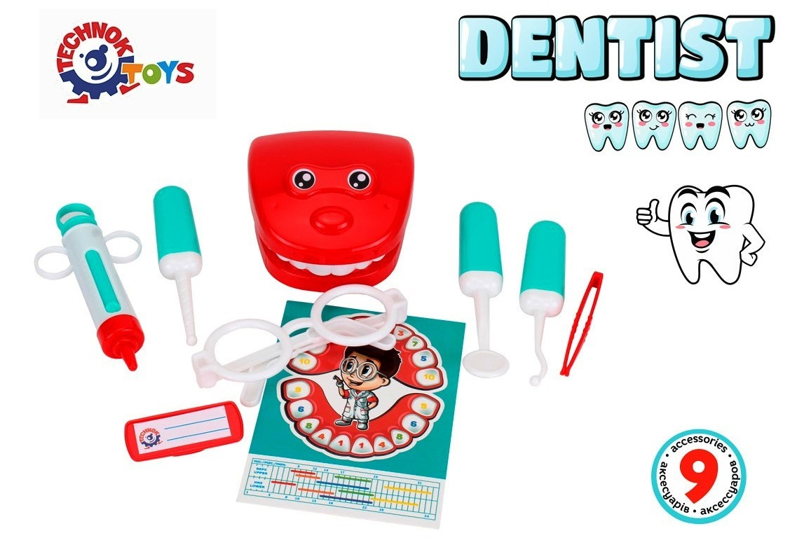 Зъболекарски комплект от 9 части TECHNOK, Украйна