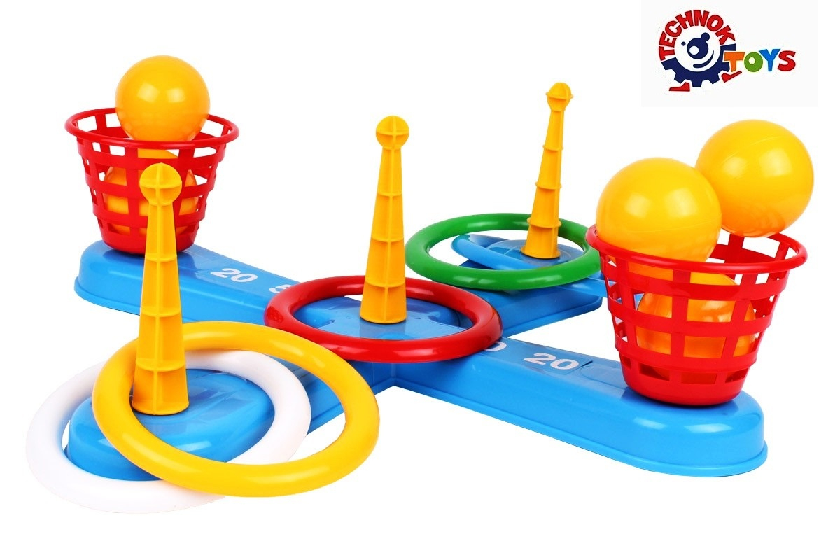 Игра с хвърляне на рингове и топки за точност TECHNOK, Украйна