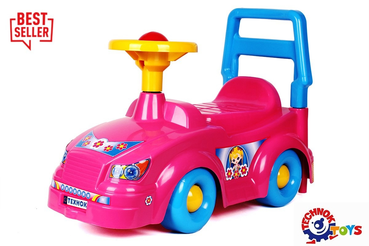 Кола за прохождане до 20кг, розова 57х47х26см TECHNOK, Украйна