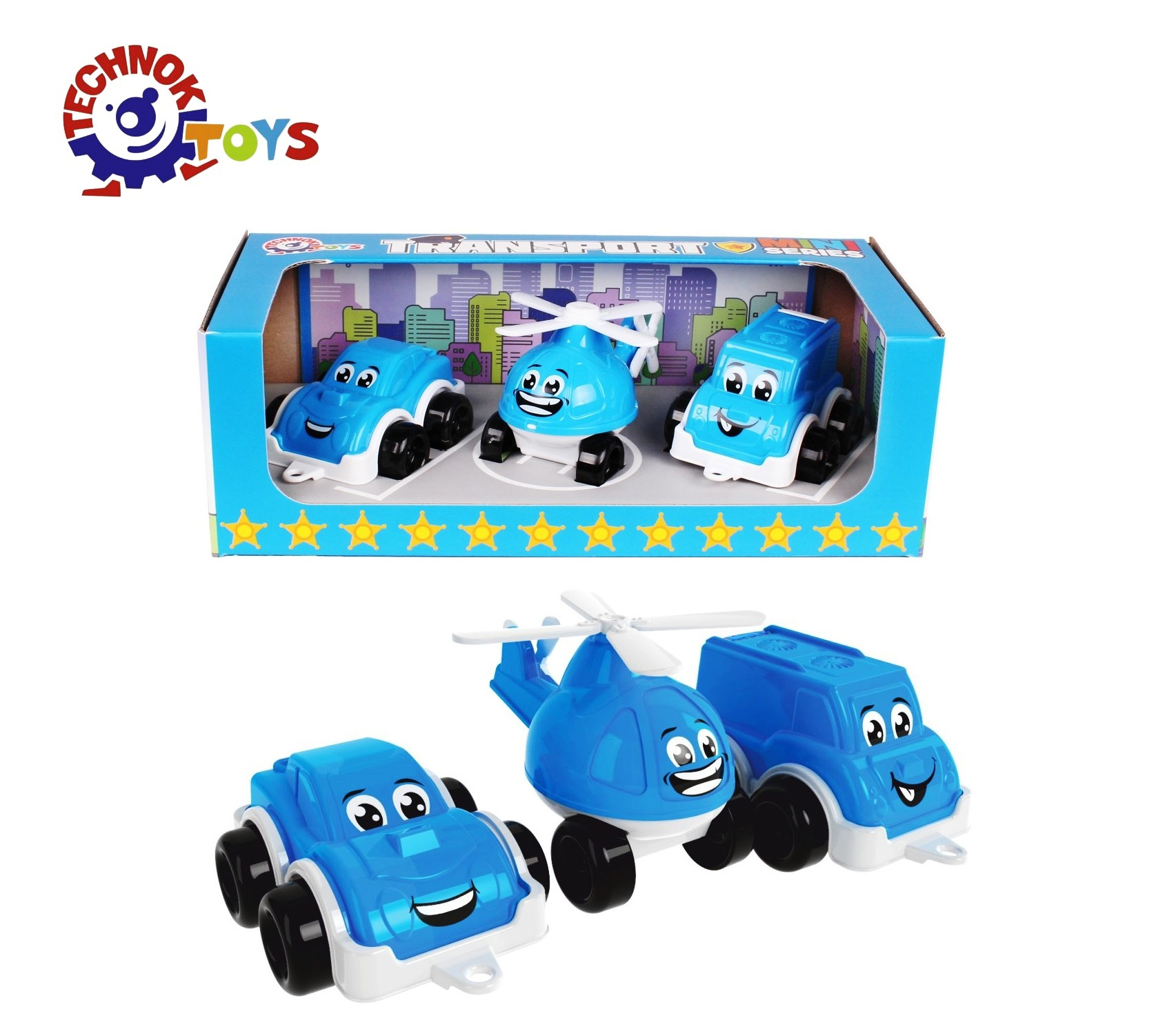 Комплект три полицейски колички, TECHNOK, Украйна