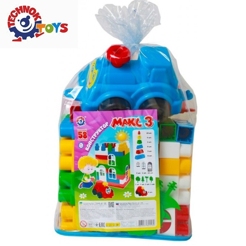 Конструктор с 58 ЕДРИ части TECHNOK, Украйна