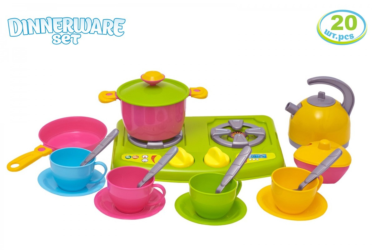 Котлон с кухненски комплект, 20 части, TECHNOK, Украйна