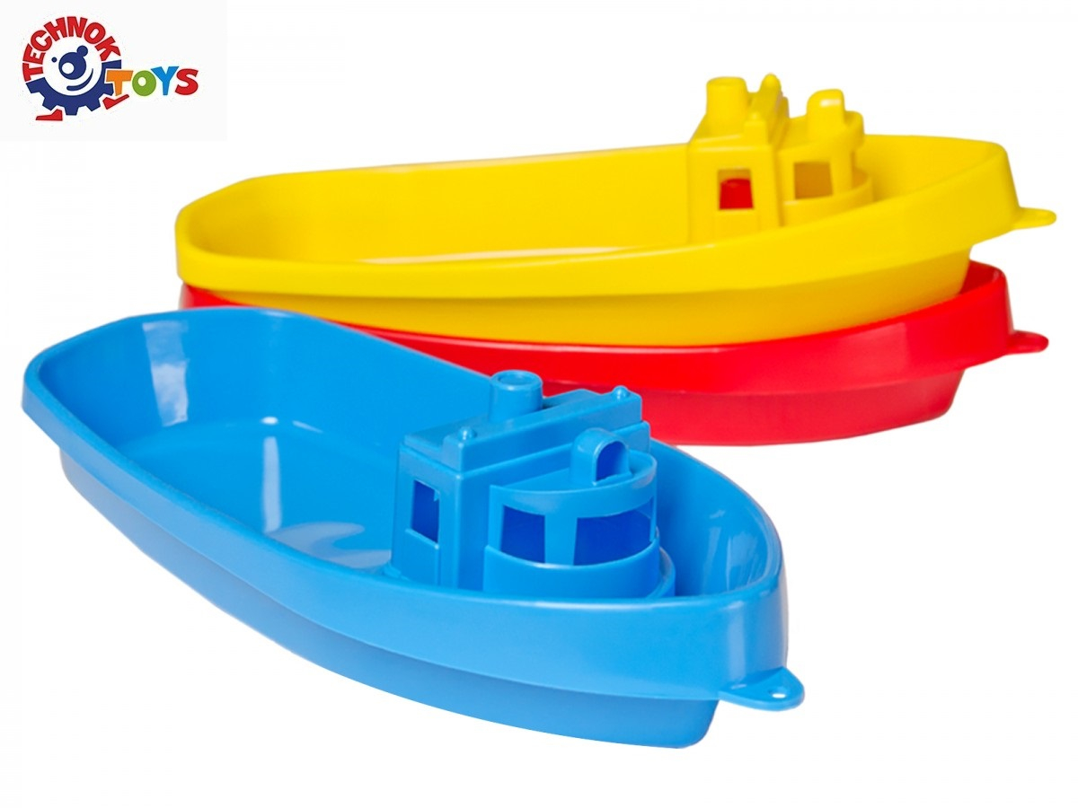 Корабче за игра във вода, пясък, вана, 41х18х10см TECHNOK, Украйна