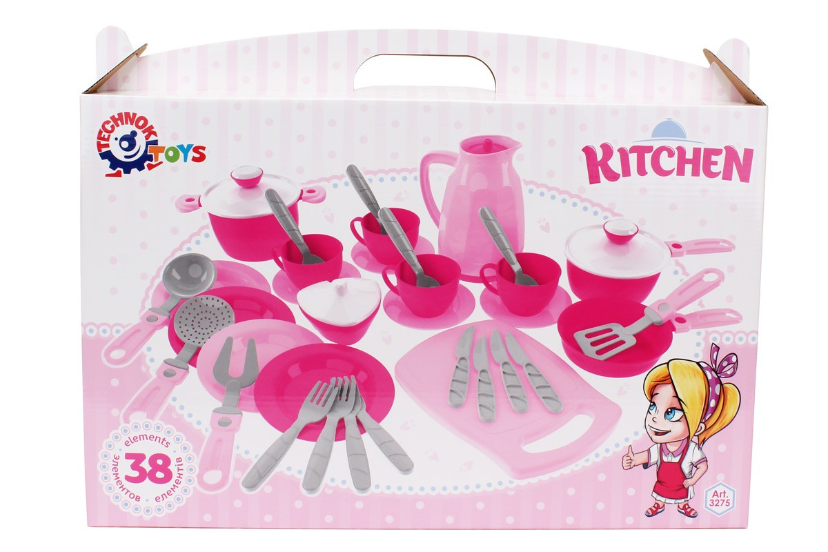 Кухненски комплект, 38 части, TECHNOK, Украйна