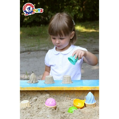 Формички за пясък направи си мъфини 16х9х7см TECHNOK, Украйна